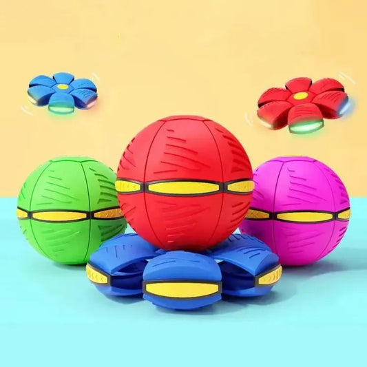 Magic flying saucer ball - 3LED light flying toy for kids