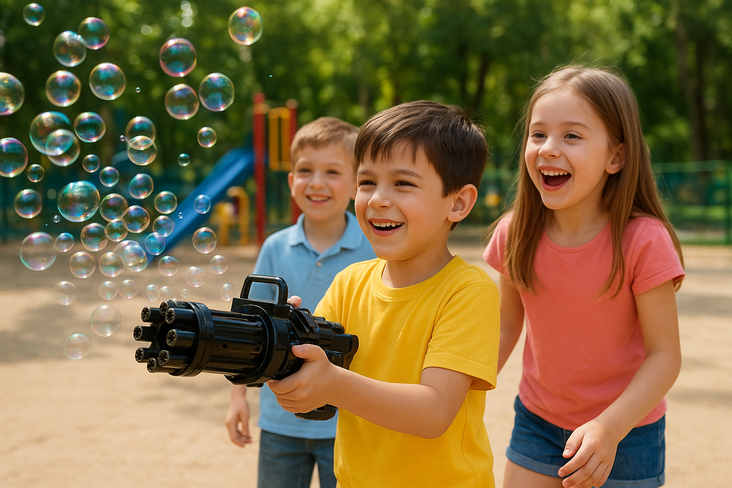 Bubble machine gun toy -  Indoor/Outdoor toy for kids