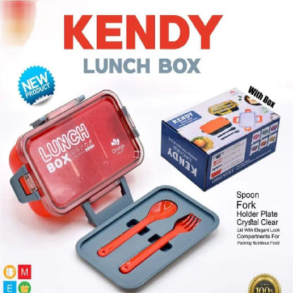 Kendy Lunch box for kids - 2 portion tiffin with spoon's | Kiddo toys