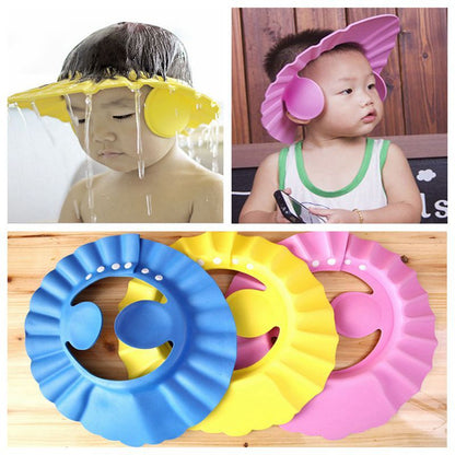 Baby shower cap - Adjustable elastic sheild for kids