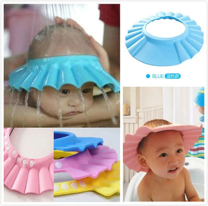 Baby shower cap - Adjustable elastic sheild for kids
