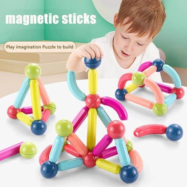 Magnetic stick toy for kids (25 pcs)