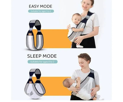Adjustable newborn baby carrier - shoulder strap for baby feeding