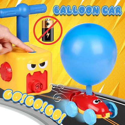 Car balloon Air power toy - Tower balloon car for kids