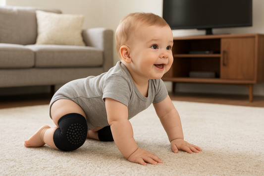 Baby crawling anti slip knee protector- Adjustable kneepads for kids